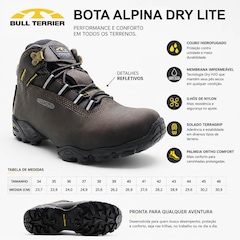 Bota Masculino Alpina Dry Lite Bull Terrier - Foto 6