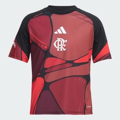 Camisa Pré-Jogo CR Flamengo 26/27 Adidas Infantil - Foto 2