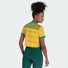 Blusa Cropped Adidas Originals Brasil COB Feminina - Foto 1