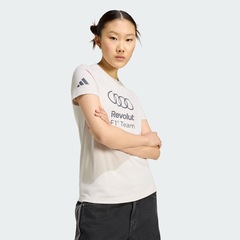 Camiseta adidas Audi Revolut F1 Team DNA Feminina - Foto 4