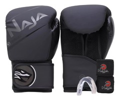 Kit Naja Edição Extreme Boxe E Muay Thai Luva + Bandagem + Bucal - Foto 1