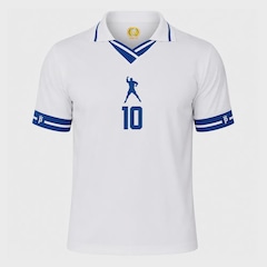 Camisa Polo do Brasil Pelé 10 Athleta - Masculina - Foto 1