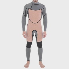 Long John Hurley 3/2mm Plus Printed Chest Zip Masculino - Foto 5