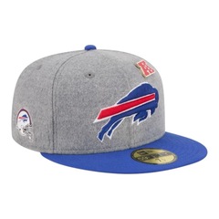 Boné New Era 5950 Buffalo Bills Pin Fechado Masculino - Foto 3