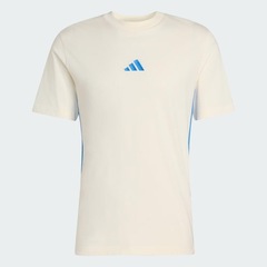 Camiseta adidas Malha Simples Essentials Três Listras - Masculina - Foto 6