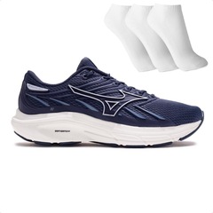 Tênis Masculino Mizuno Jet 8 + 3 Pares de Meias - Foto 1