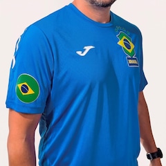 Camisa do Brasil Joma Torcedor Copa - Masculina - Foto 3