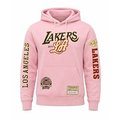 Blusão de Moletom NBA LA Lakers Mitchell & Ness - Masculino - Foto 1