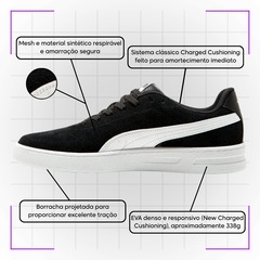 Tênis Masculino Puma Court Classic Clean Sd Bdp - Foto 5
