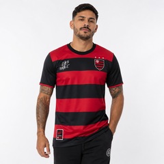 Camisa do Flamengo Retrô 2001 Petkovic Edição Especial Braziline - Masculina - Foto 2