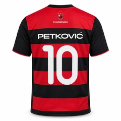 Camisa do Flamengo Retrô 2001 Petkovic Edição Especial Braziline - Masculina - Foto 5