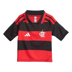 Kit Jogo do Flamengo I 26/27 adidas - Infantil - Foto 2