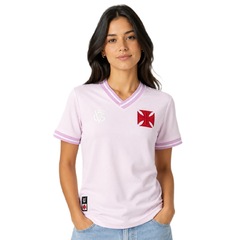 Camisa do Vasco da Gama VG Cruz de Malta - Feminino - Foto 2