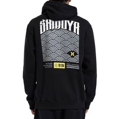 Blusão de Moletom Hurley Canguru x Shibuya Escama - Masculino - Foto 2