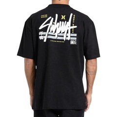 Camiseta Hurley Max Fit x Shibuya Signature Block Party - Masculina - Foto 2