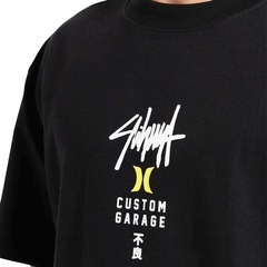 Camiseta Hurley Max Fit x Shibuya Signature Block Party - Masculina - Foto 3