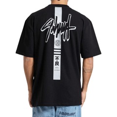 Camiseta Max Fit Hurley x Shibuya Signature Stripe - Masculina - Foto 2