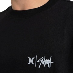 Camiseta Max Fit Hurley x Shibuya Signature Stripe - Masculina - Foto 3