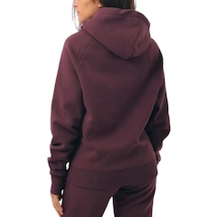 Blusão de Moletom Champion Canguru Hoodie Raglan Mini Script Rock On Purple - Feminino - Foto 2