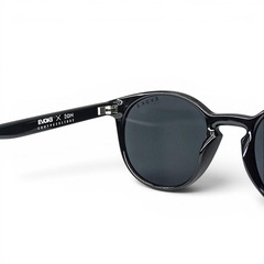 Óculos de Sol Unissex Evoke EVK 20 EOH11 Black Shine Gray Gradient - Foto 4