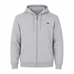 Blusão de Moletom Rip Curl Classic Surf Hood Grey Marle com Zíper - Masculina - Foto 3