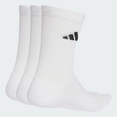 Kit 3 Pares Meia adidas Cano Alto Essentials Cush Crew Unissex - Foto 2