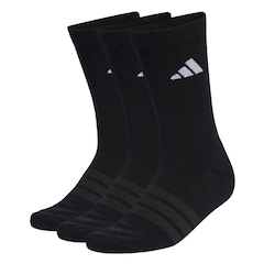 Kit 3 Pares Meia adidas Cano Alto Essentials Cush Crew Unissex - Foto 1