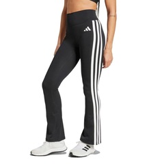Calça Legging adidas Flare Optimé Essentials Três Listras Feminina - Foto 1