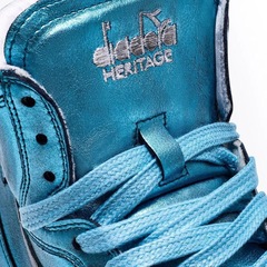 Tênis Feminino Diadora Mi Basket Metal Used - Foto 4