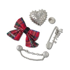 Jibbitz™ Crocs Punk Romance Pack com 5 Peças - Foto 1