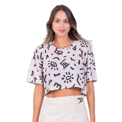 Blusa Cropped Rip Curl The Search Crop Feminina - Foto 1