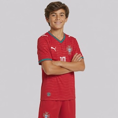 Camisa Portugal I 26/27 10 Bernardo Silva Puma Infantil - Foto 3