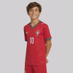 Camisa Portugal I 26/27 10 Bernardo Silva Puma Infantil - Foto 4