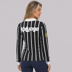 Camisa do Corinthians Retrô Kalunga Manga Longa Feminina - Foto 4