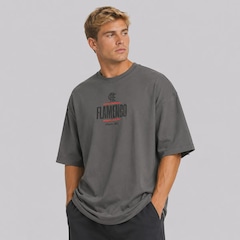 Camisa do Flamengo Rolar Oversized - Masculina - Foto 1