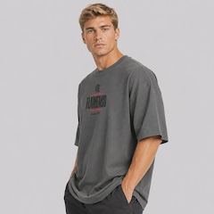 Camisa do Flamengo Rolar Oversized - Masculina - Foto 2