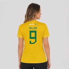 Camisa do São Paulo Fábula 9 Calleri Feminina - Foto 1