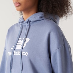 Blusão New Balance Com Capuz Com Felpa Essentials Basic Feminino - Foto 4