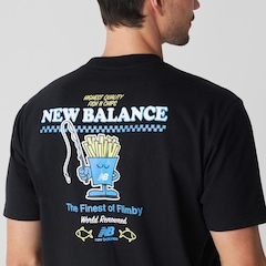 Camiseta New Balance Fish And Chips Masculina - Foto 4