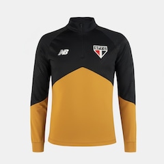 Blusa New Balance Manga Longa 1/2 Zíper Treino Spfc 2026 Masculina - Foto 1
