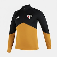 Blusa New Balance Manga Longa 1/2 Zíper Treino Spfc 2026 Masculina - Foto 2