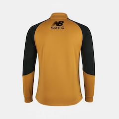 Blusa New Balance Manga Longa 1/2 Zíper Treino Spfc 2026 Masculina - Foto 3
