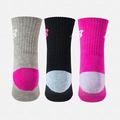 Kit 3 Meias New Balance Atoal Cano Alto Infantil - Foto 4