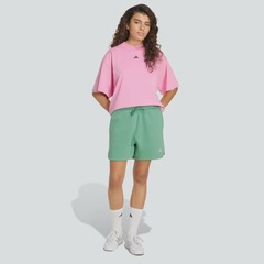 Short adidas 3 Stripes Studio Fleece Loose Feminino - Foto 3