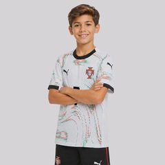 Camisa Portugal Away 25/26 7 Ronaldo Puma Infantil - Foto 4