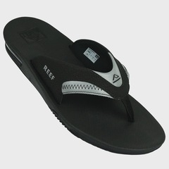 Chinelo Reef Mick Fanning Black Reflective - Masculino - Foto 2