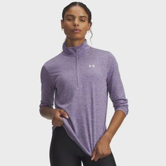Blusão de Moletom de Treino Under Armour Tech 1/2 Zip - Feminino - Foto 1