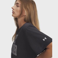 Camiseta Under Armour Sportstyle Rival Campus - Feminina - Foto 3