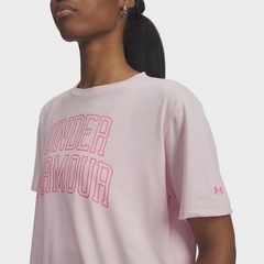 Camiseta Sportstyle Under Armour Rival Campus - Feminina - Foto 3