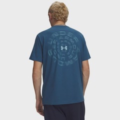 Camiseta Sportstyle Under Armour Blur Wordmark - Masculina - Foto 2